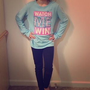 Long sleeved athletic shirt